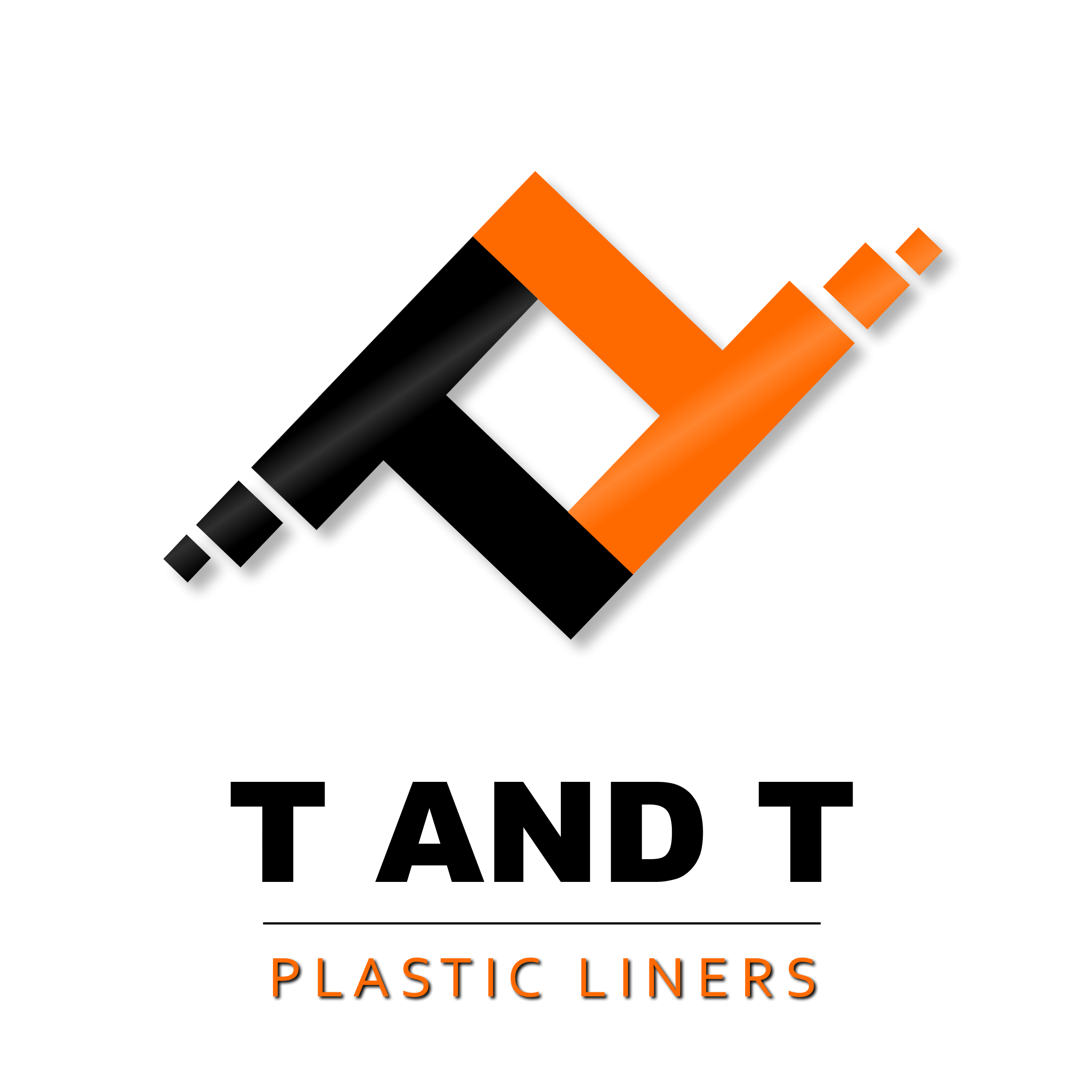 T AND T Plastic Liners Logo 2